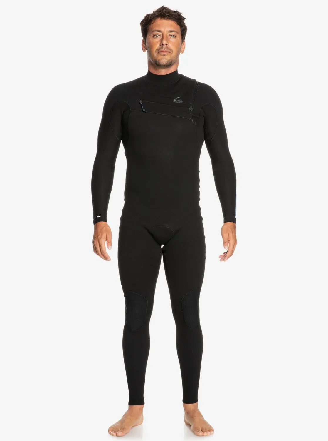 4/3 Highline Chest Zip Wetsuit - Black