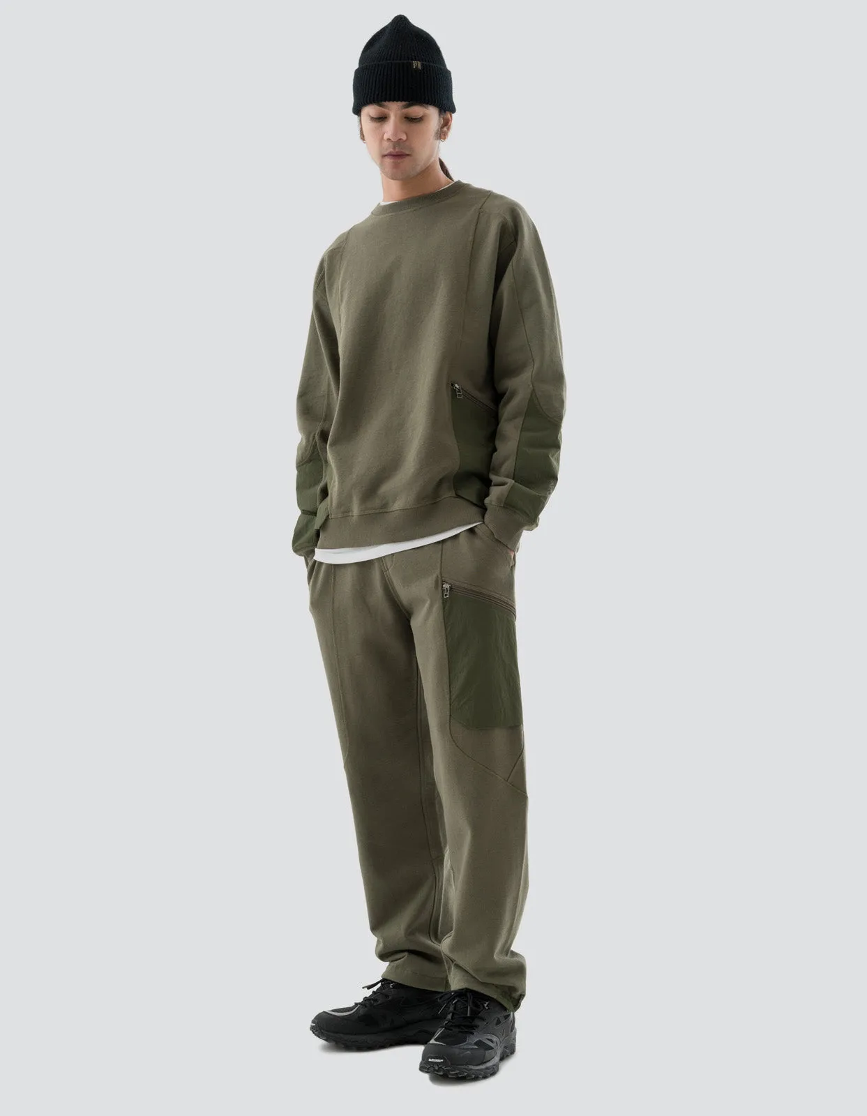 5286 Articulated Tech Cargo Sweatpants Olive OG-107F