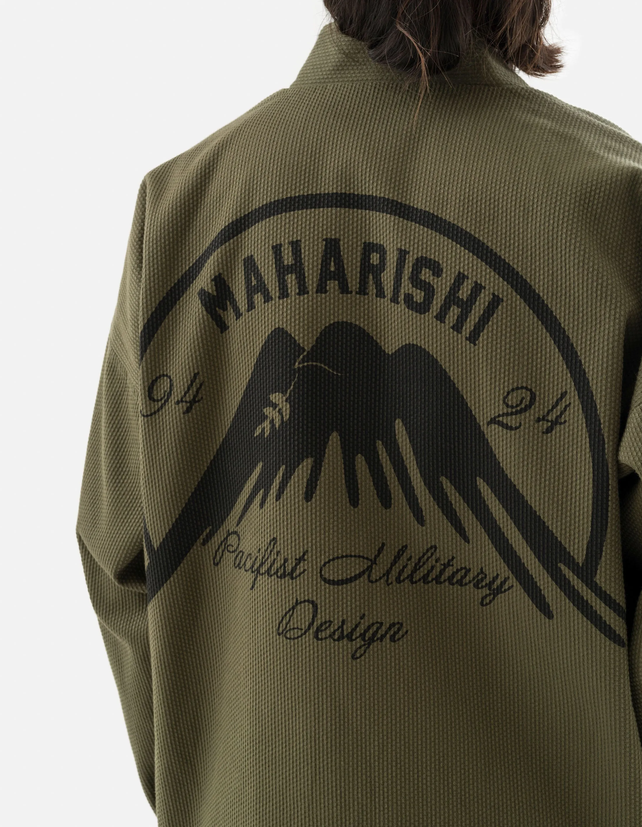 5325 Maharishi Peace Mountain Kimono Olive OG-107F