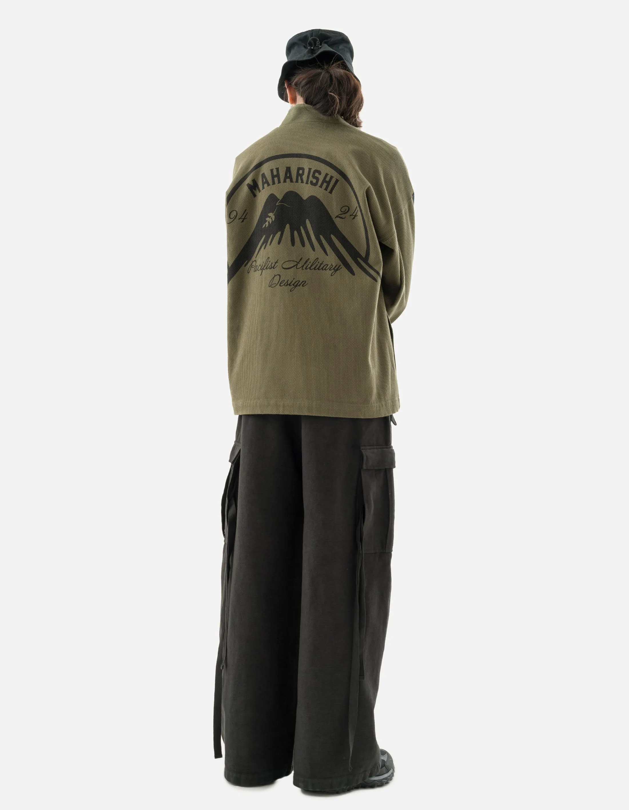 5325 Maharishi Peace Mountain Kimono Olive OG-107F