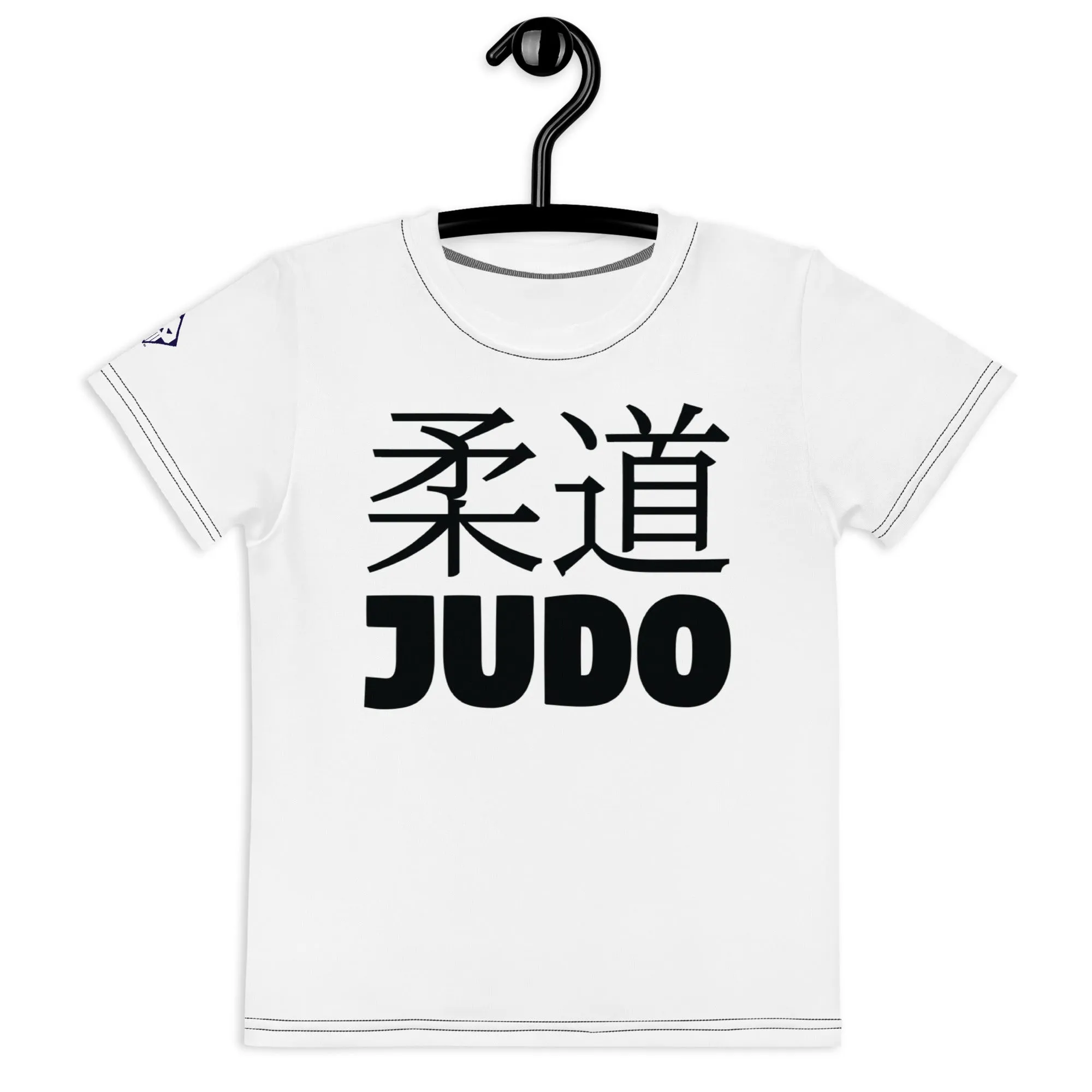 Active and Stylish: Girl's Short Sleeve Classic Judo Rash Guard - Snow