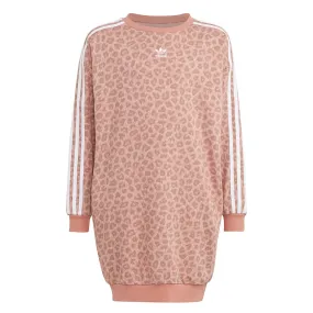 adidas - Girls' (Junior) Animal All Over Print Long Sleeve Dress (IJ0755)