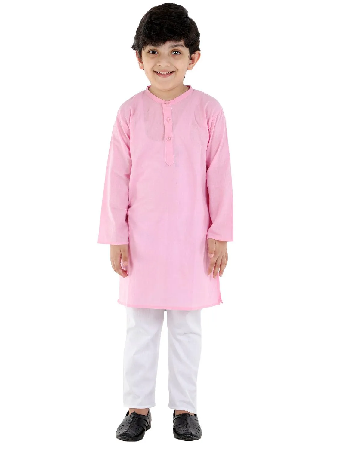 Ahhaaaa Kids Ethnic Cotton Printed Waistcoat with Kurta Pajama Set For Boys