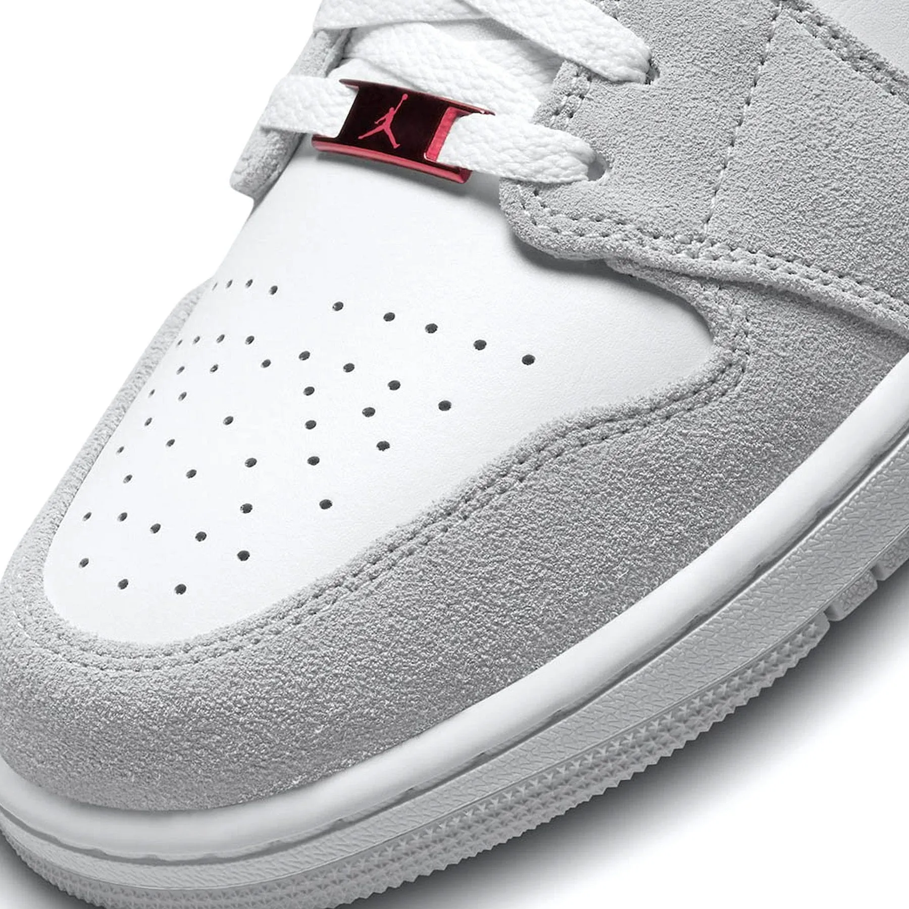 Air Jordan 1 Low SE 'Light Smoke Grey Gym Red'