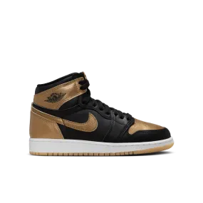 Air Jordan 1 Retro High OG GS Black Gold