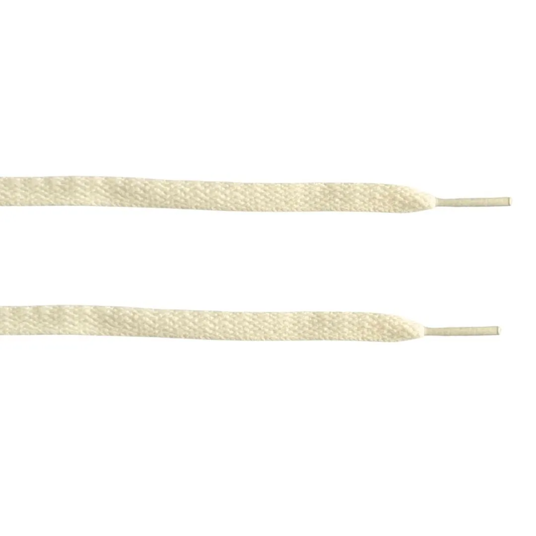 Air Jordan Flat Replacement Laces - Light Cream/Faded White