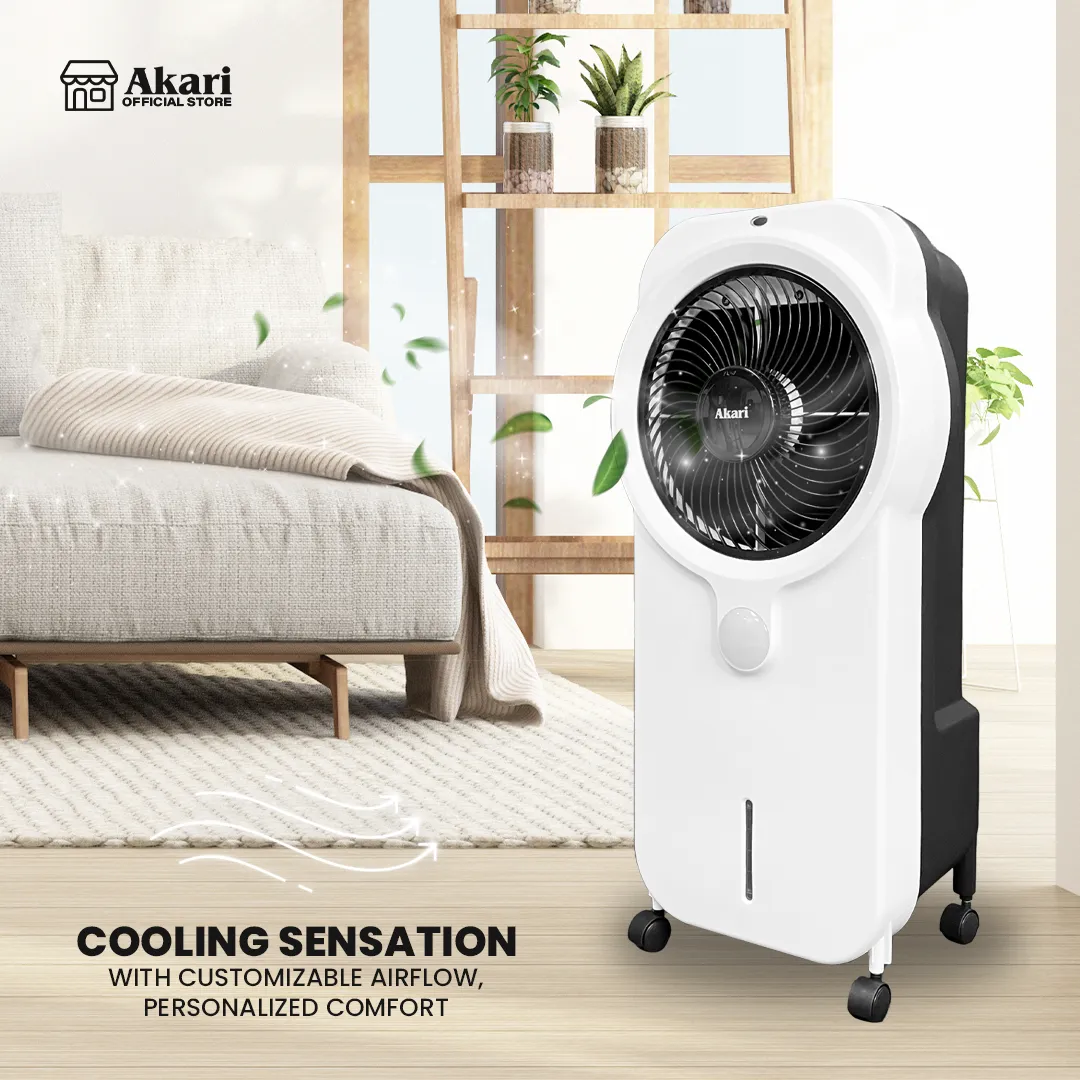 Akari Rechargeable Air Cooler with Purifier and LED Night Light (ARFC-12C)