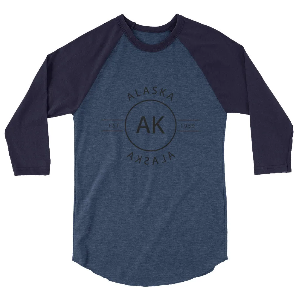 Alaska - 3/4 Sleeve Raglan Shirt - Reflections