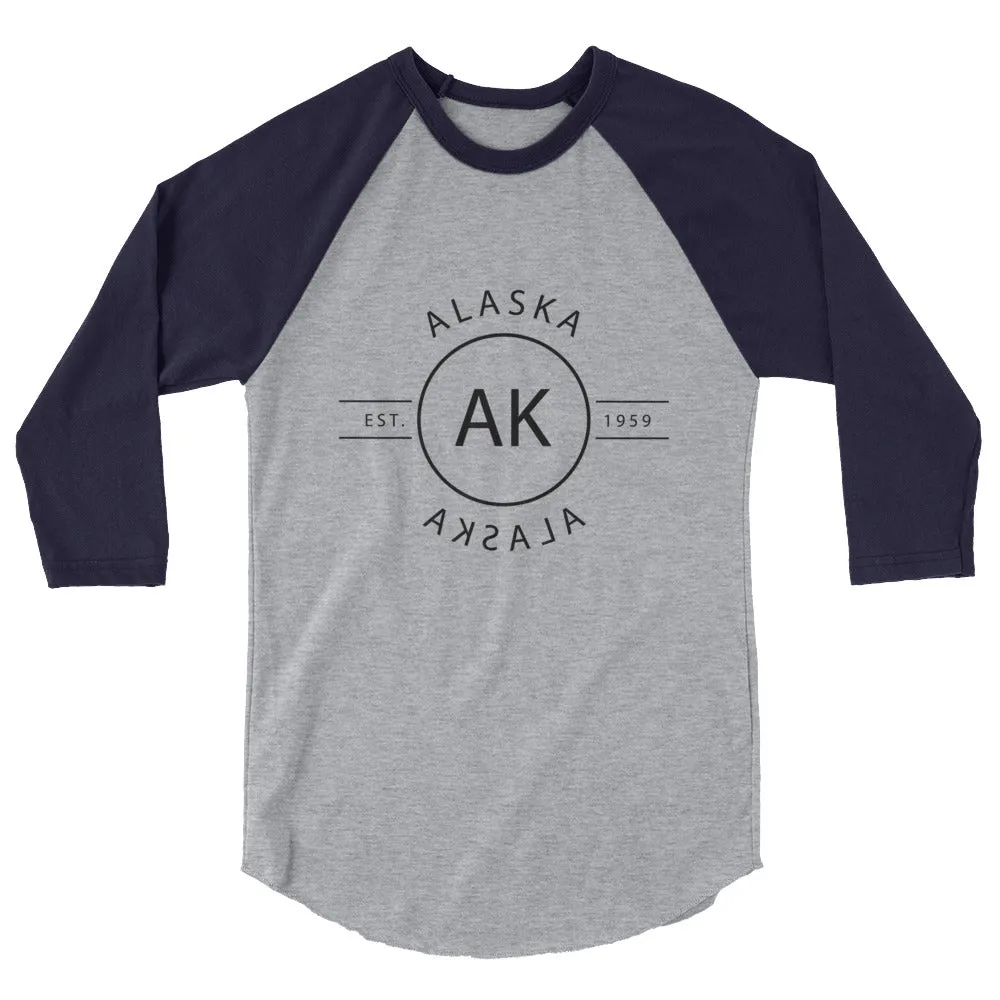 Alaska - 3/4 Sleeve Raglan Shirt - Reflections