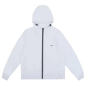 Ambush Logo Hooded Zip Jacket White