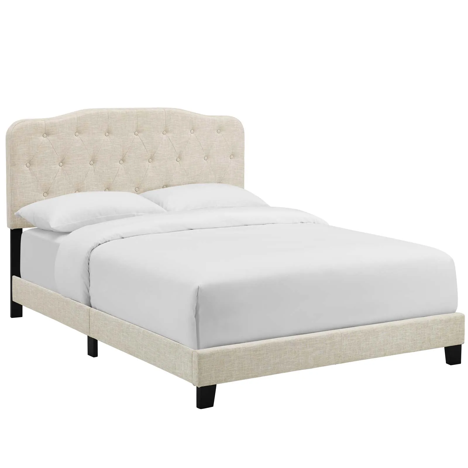 Amelia Upholstered Fabric Bed