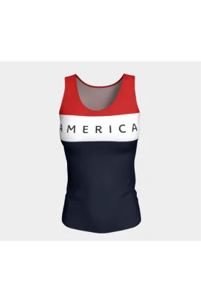 America Fitted Tank Top