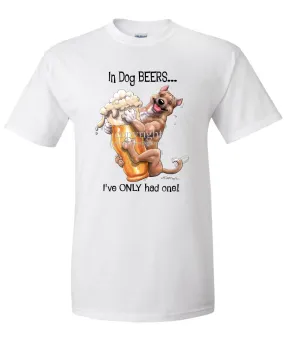 American Staffordshire Terrier - Dog Beers - T-Shirt