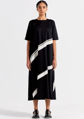 Appliqué Stripe Dress