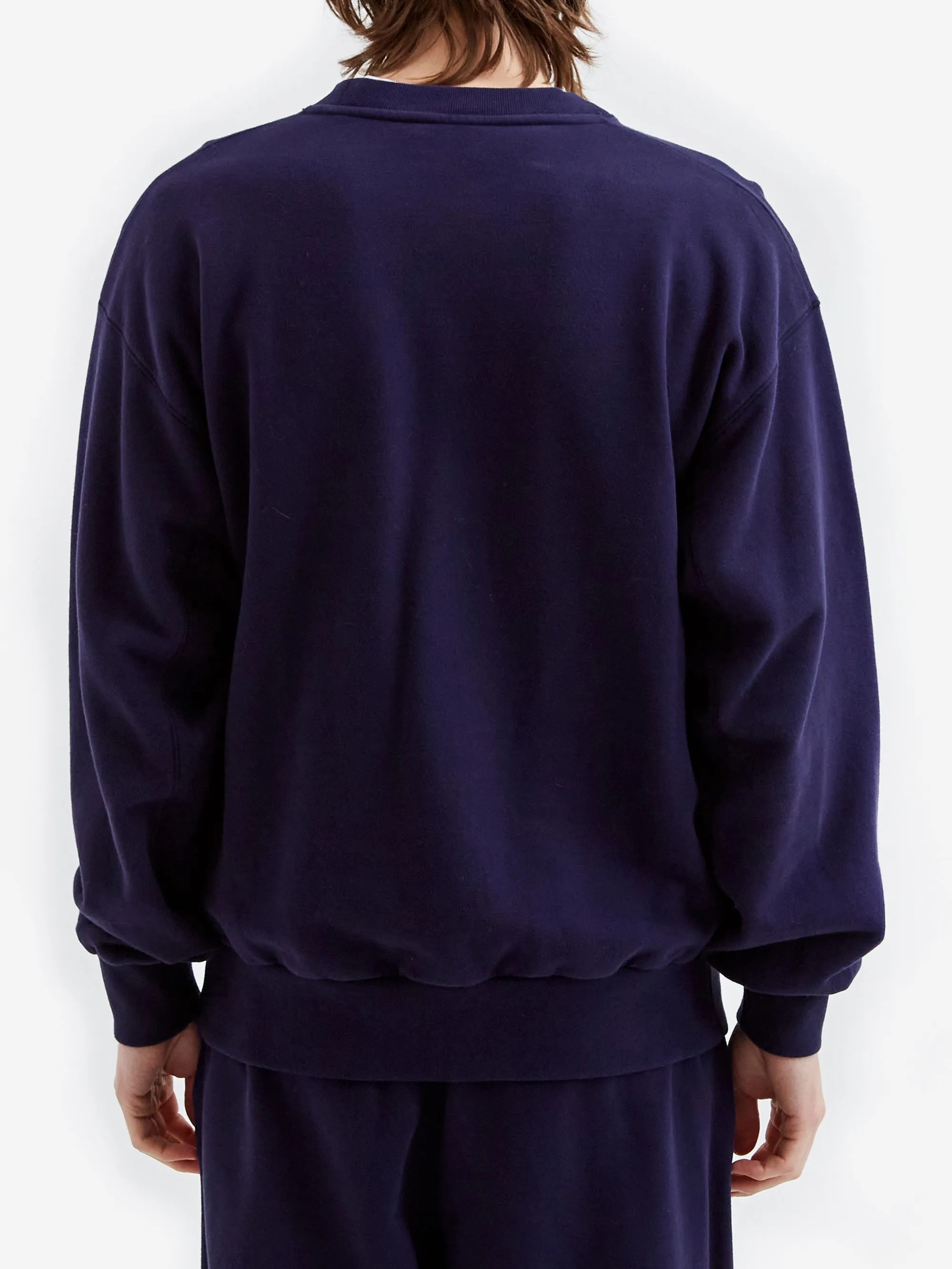 Aries Mini Temple Sweatshirt - Navy