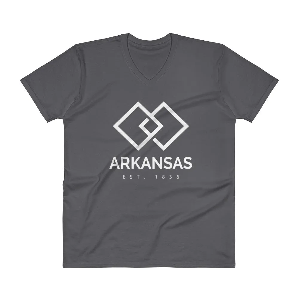 Arkansas - V-Neck T-Shirt - Established