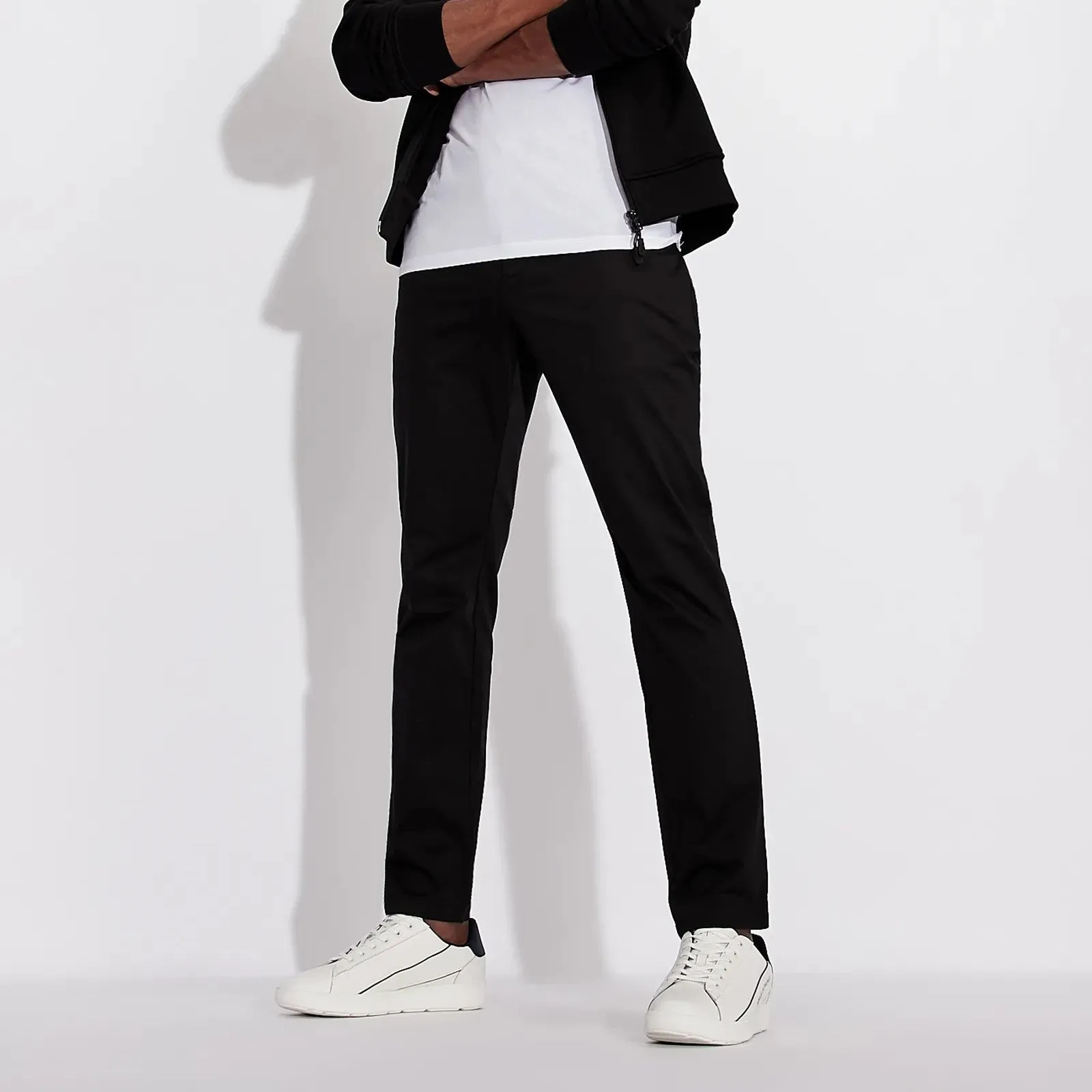 Armani Exchange Essential Black Chinos