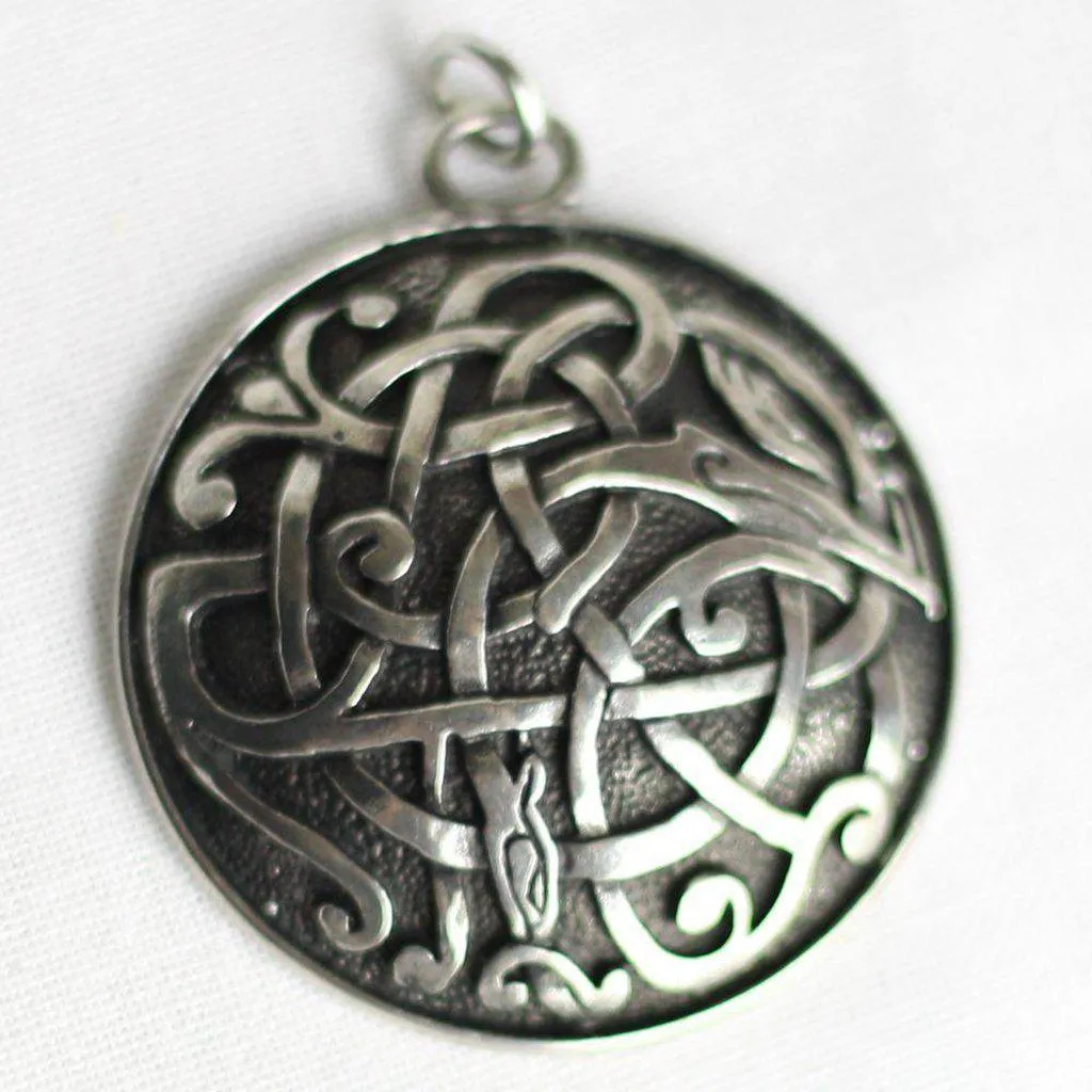 Asgard Kells serpent Beast Celtic Pendant