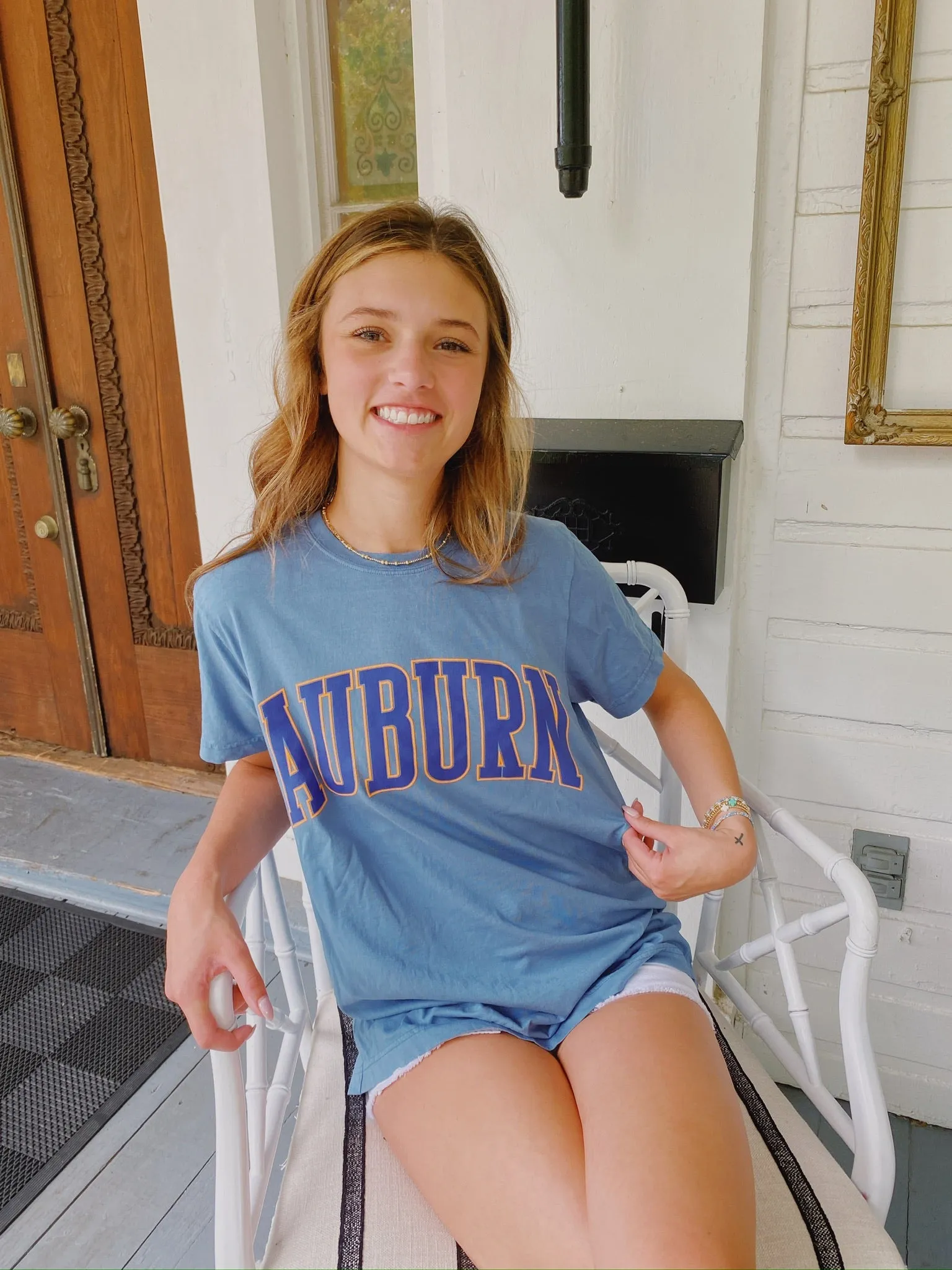 AUBURN PUFF BLUE GRAPHIC T-SHIRTS