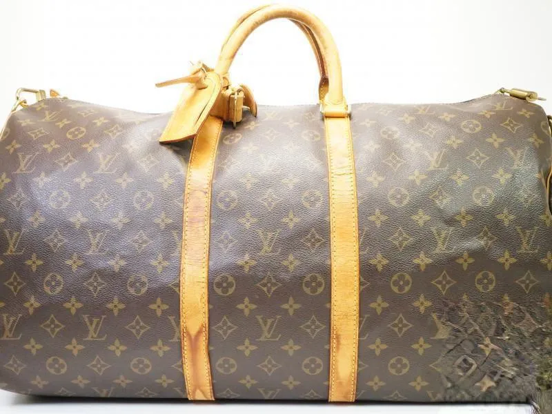 Authentic Pre-owned Louis Vuitton Monogram Keepall Bandouliere 55 Traveling Bag Duffle M41414 182019