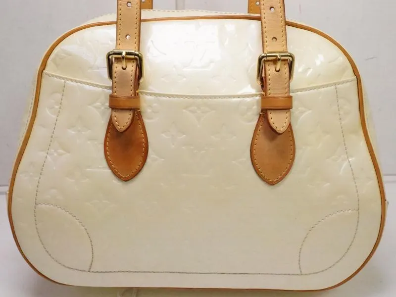 Authentic Pre-owned Louis Vuitton Vernis Perle Pearl White Summit Drive Hand Tote Bag M93514 200255