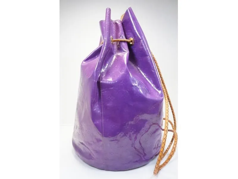 Authentic Pre-owned Louis Vuitton Vernis Violet Purple Morton Backpack Shoulder Bag M91083 150925