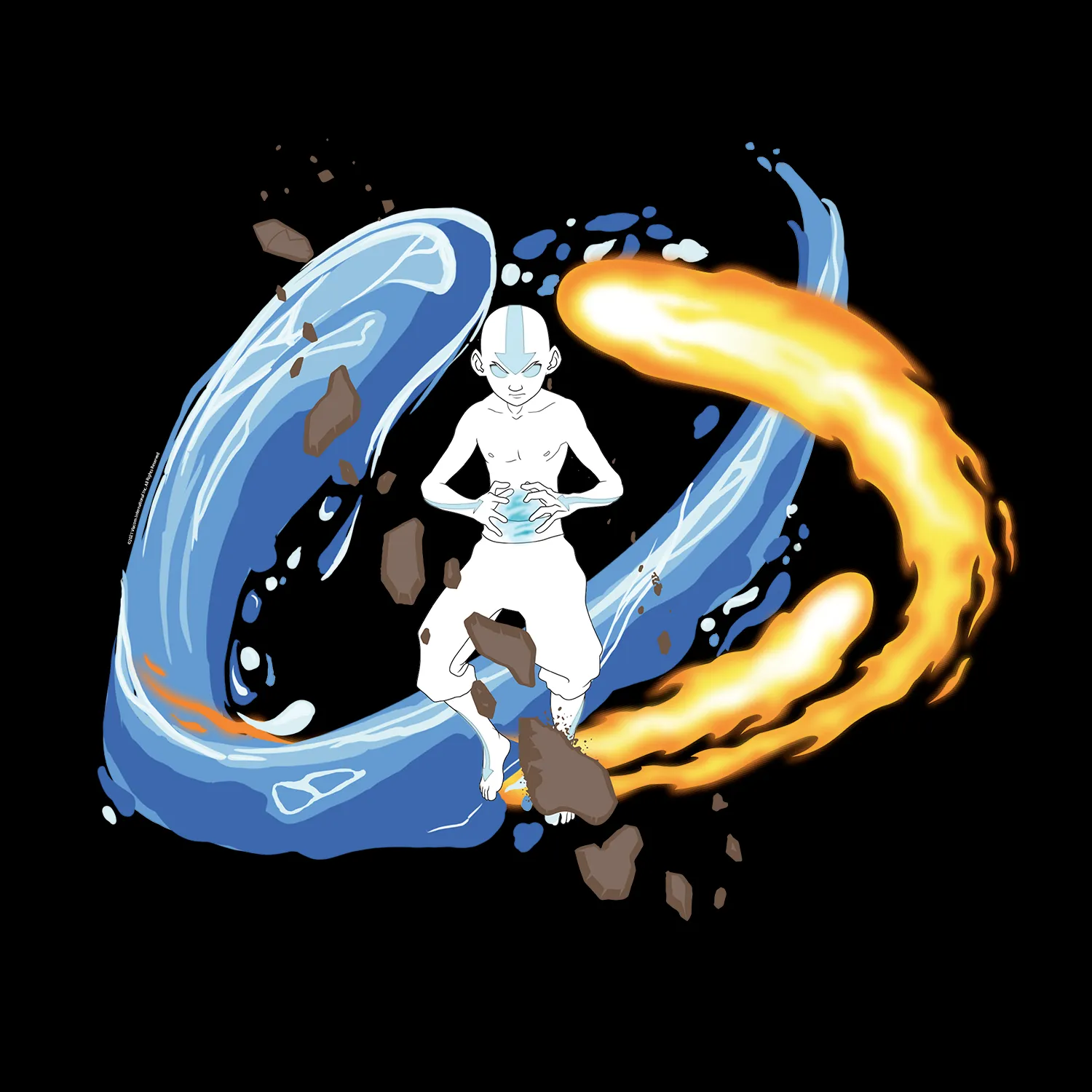 Avatar: The Last Airbender - Avatar State Aang Tee