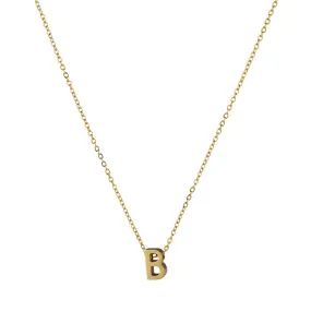 B NECKLACE - GOLD