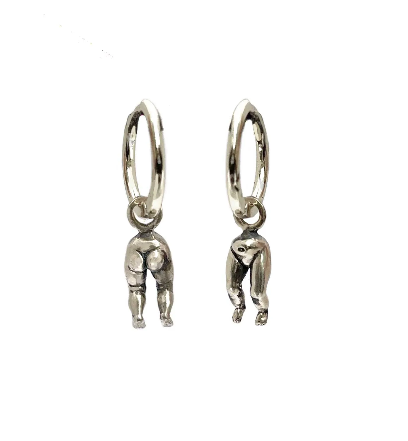 Baby Doll Arm Hoop Earrings   Ready to Ship