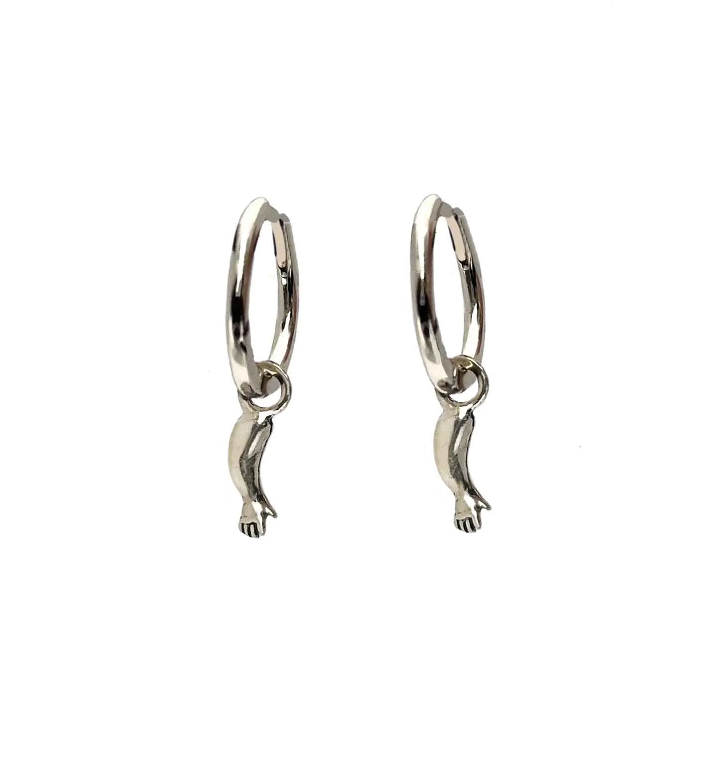 Baby Doll Arm Hoop Earrings   Ready to Ship