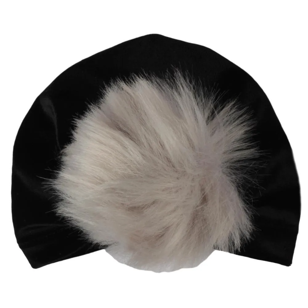 Baby Fluff Ball Hat Headband