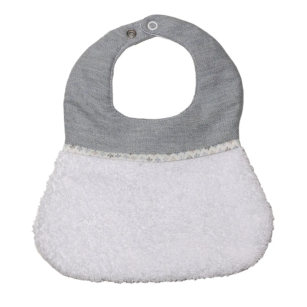 Baby Gi Ethan Blue Towelling Bib