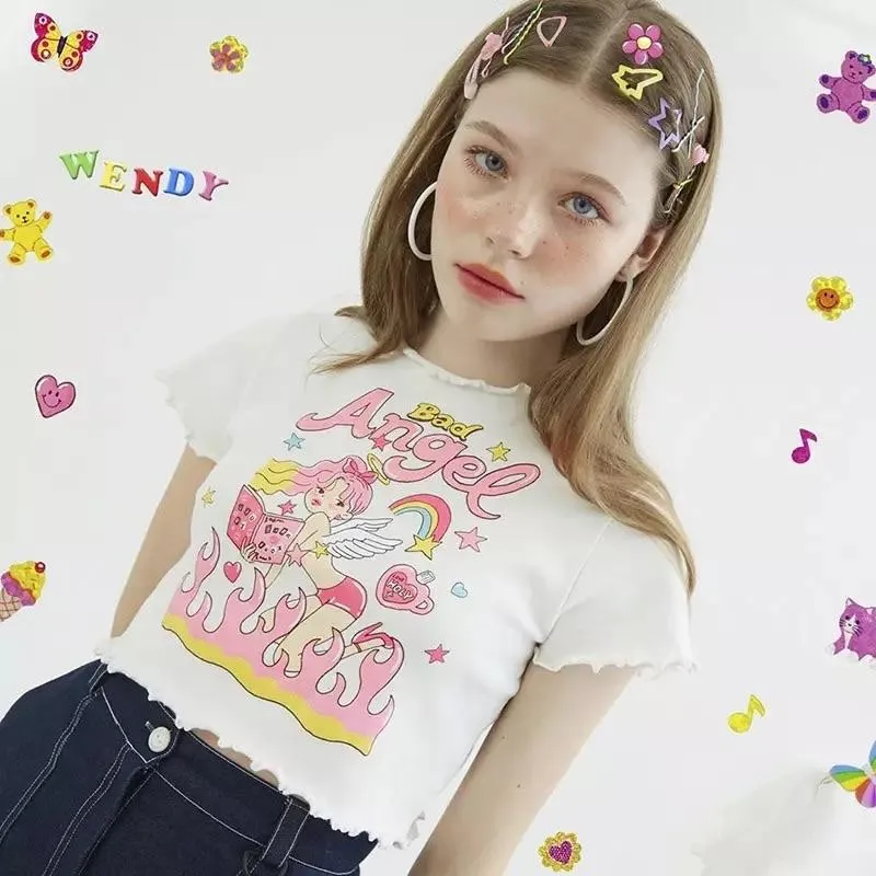 Bad angel crop top 👼💕