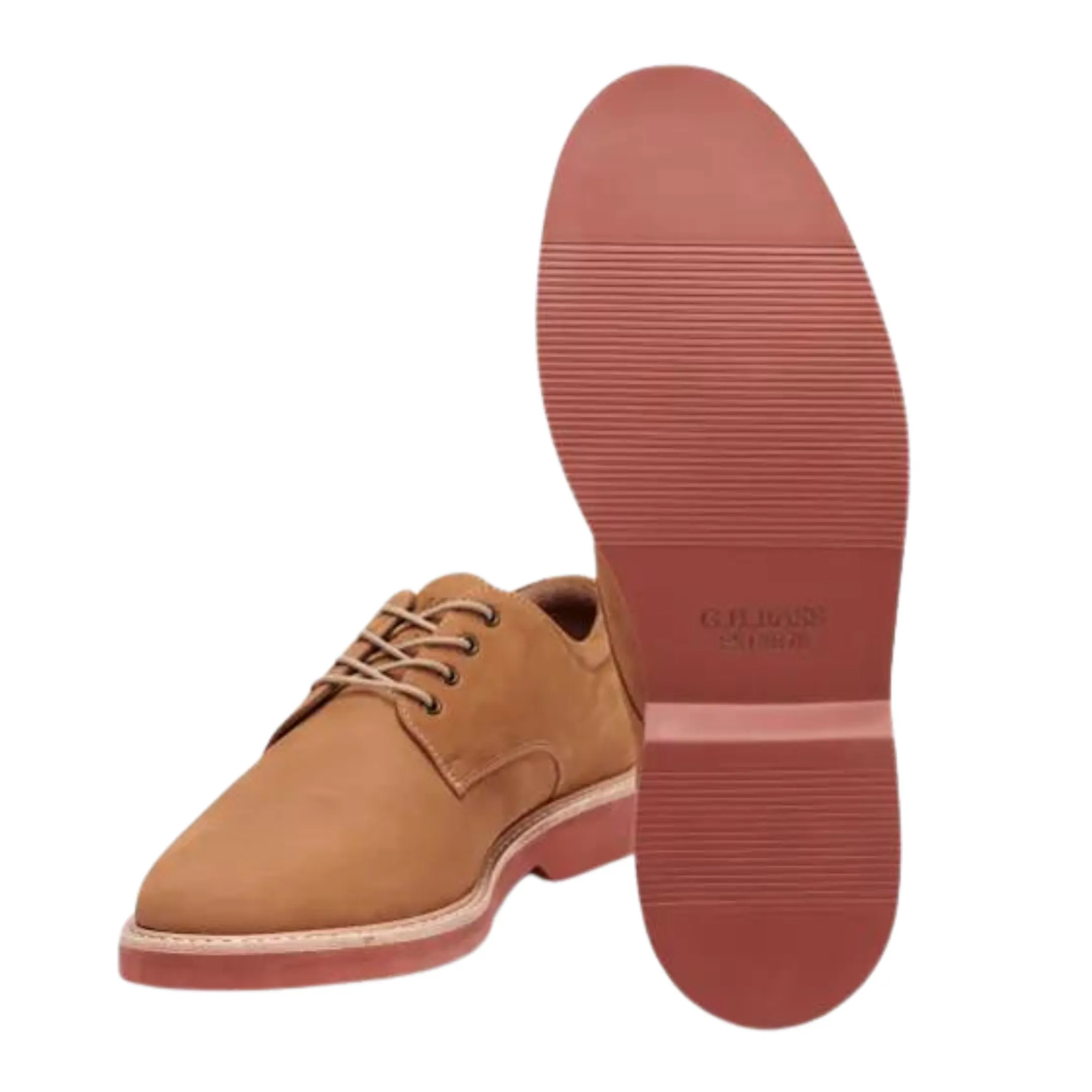 Bass Men's Pasadena Derby Tan Buc