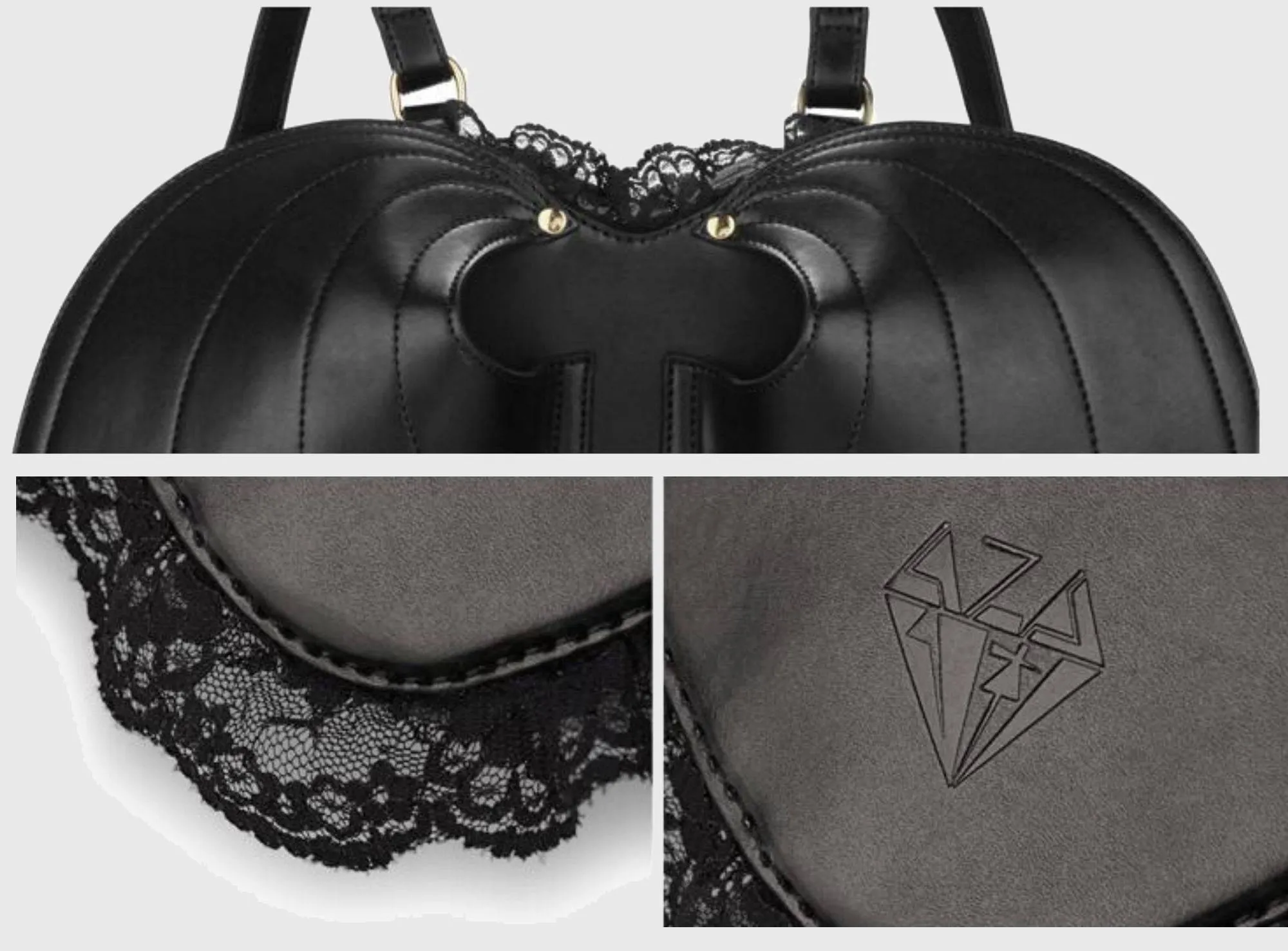 Bat Wings Leather Backpack