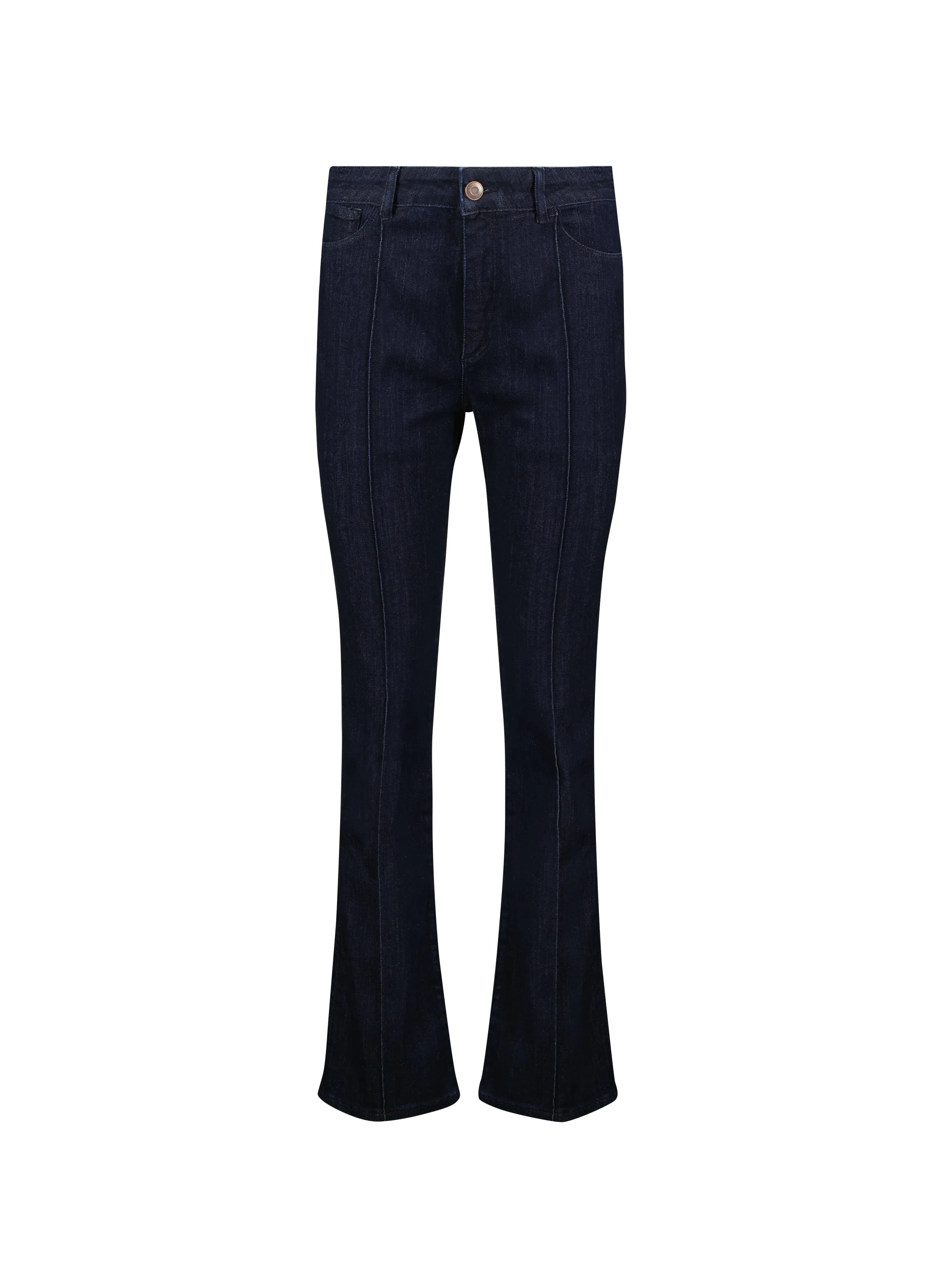 Baukjen Organic Pintuck Flare Jeans