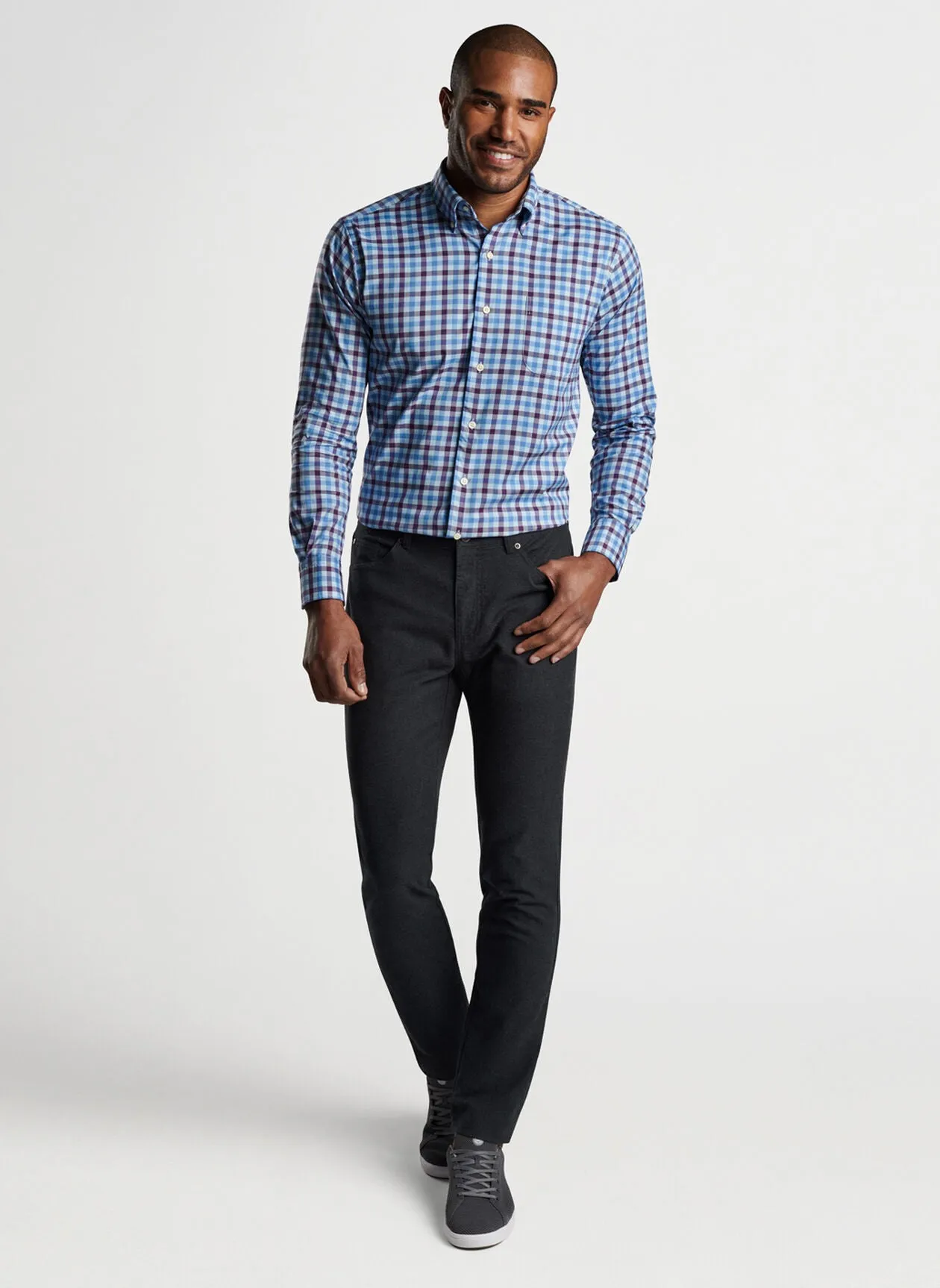 Becket Cotton-Stretch Sport Shirt