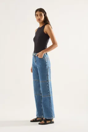 Bianca Mid Wide Leg Jean