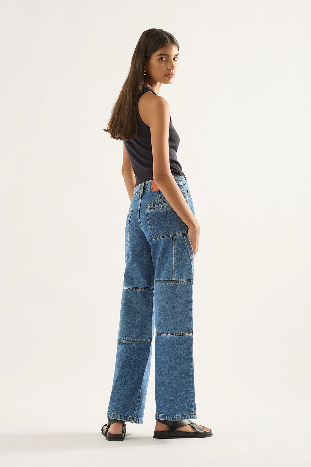 Bianca Mid Wide Leg Jean