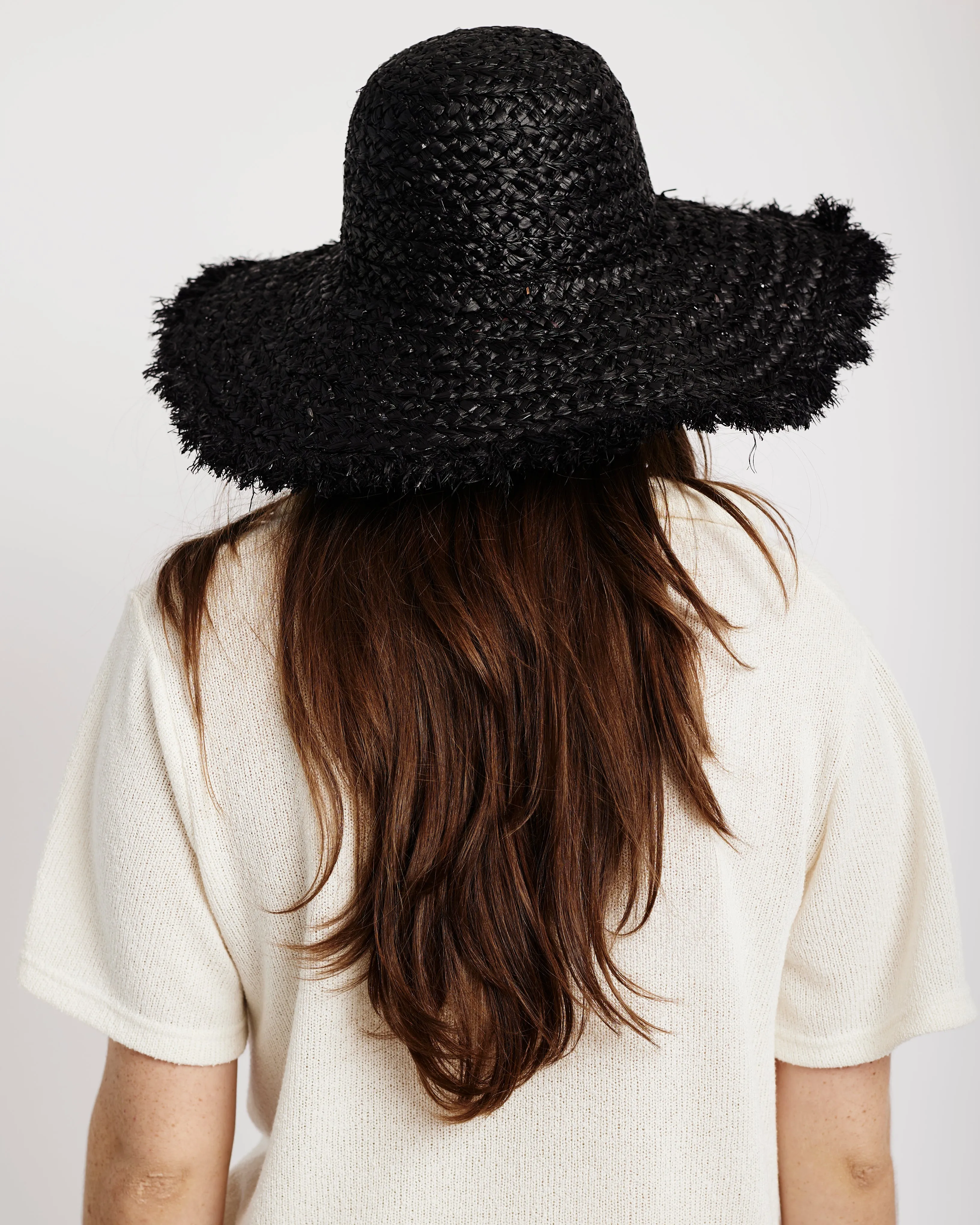 Big Straw Hat in Black