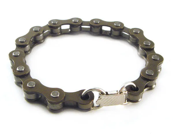 Bike Chain Bracelet Camo Brown