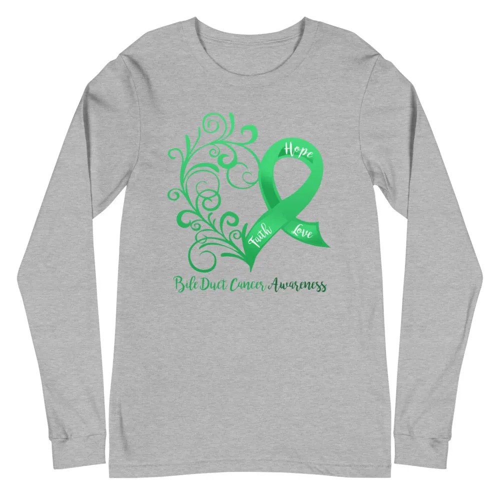 Bile Duct Cancer Awareness Long Sleeve Tee