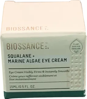 BIOSSANCE Squalane   Marine Algae Eye Cream 15ML