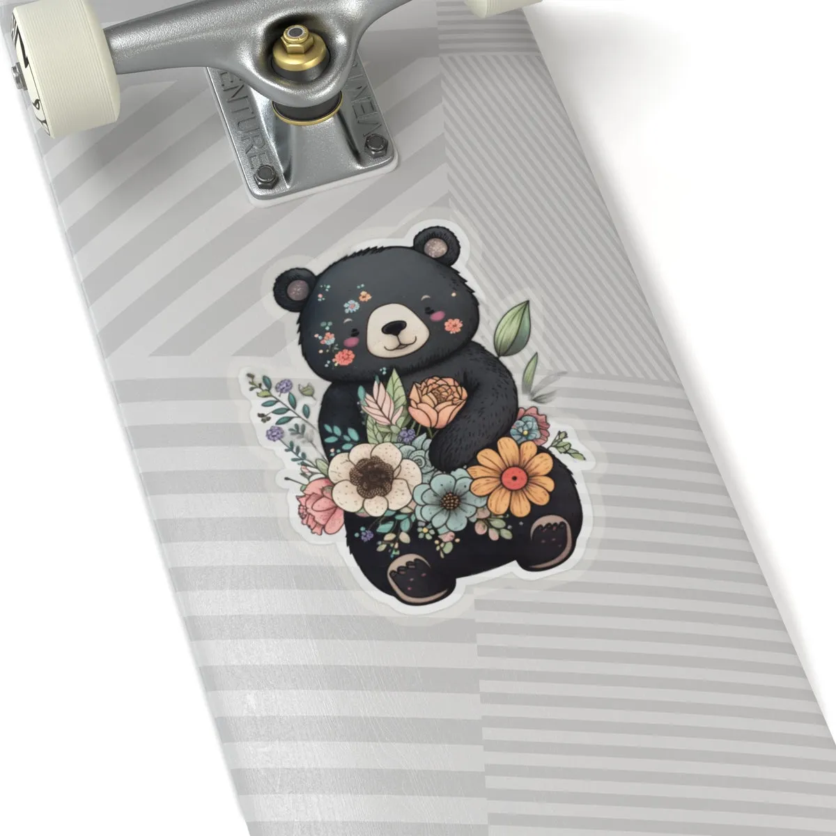 Black Bear Sweetness - Kiss-Cut Stickers