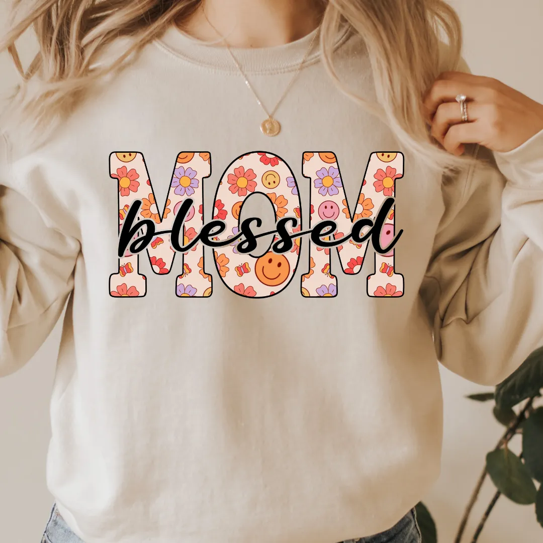 BLESSED MOM SWEATSHIRT