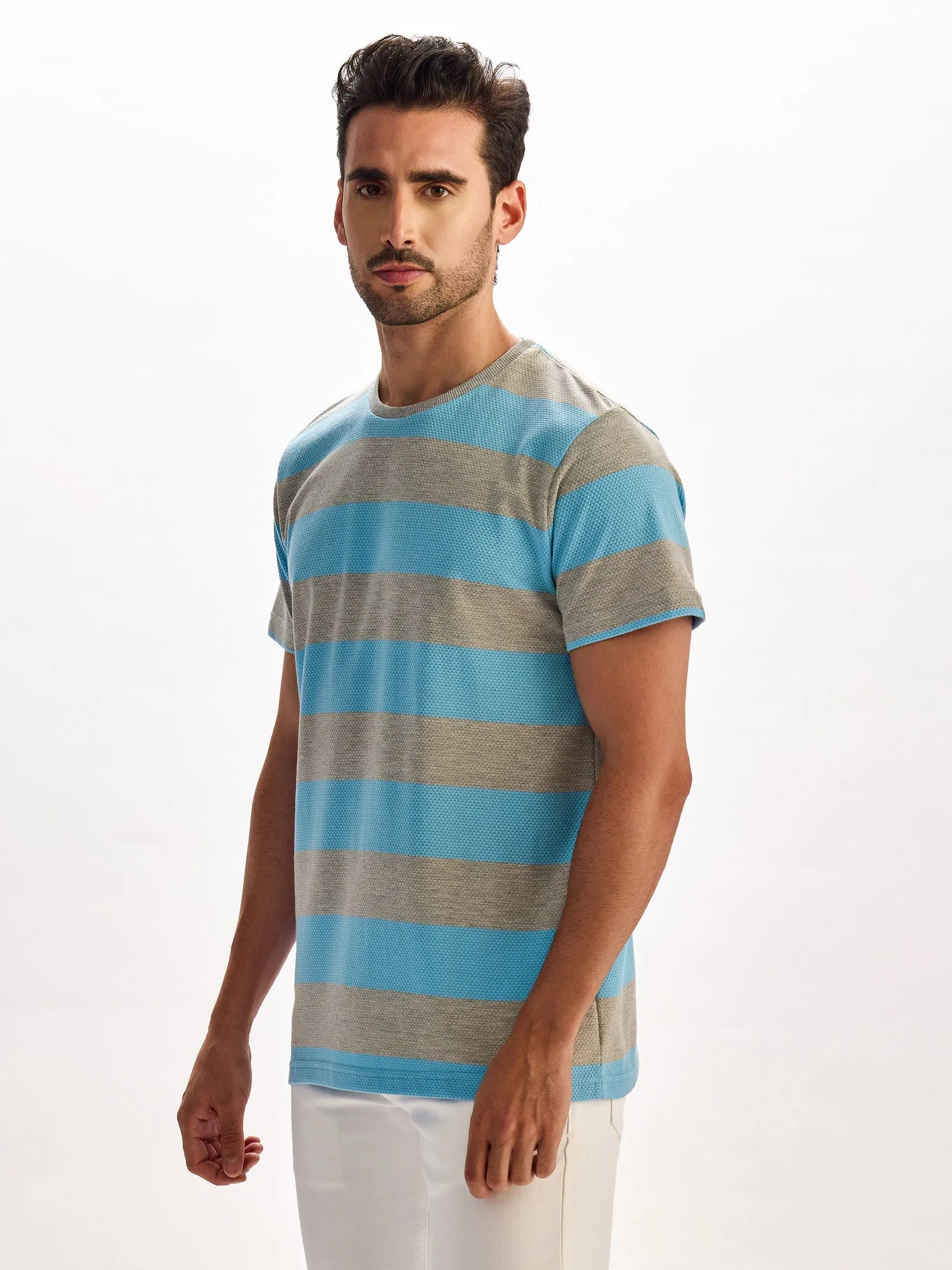 Blue Striped T-Shirt