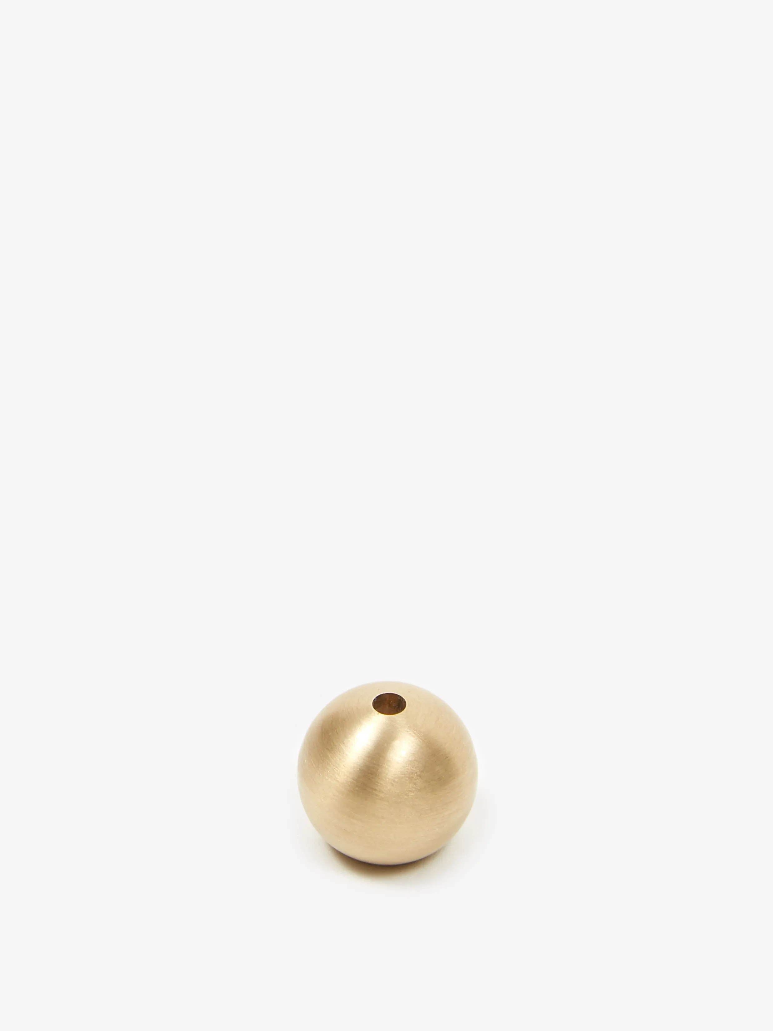 Bodha Ritual Brass Incense Holder - Sphere (Brushed)