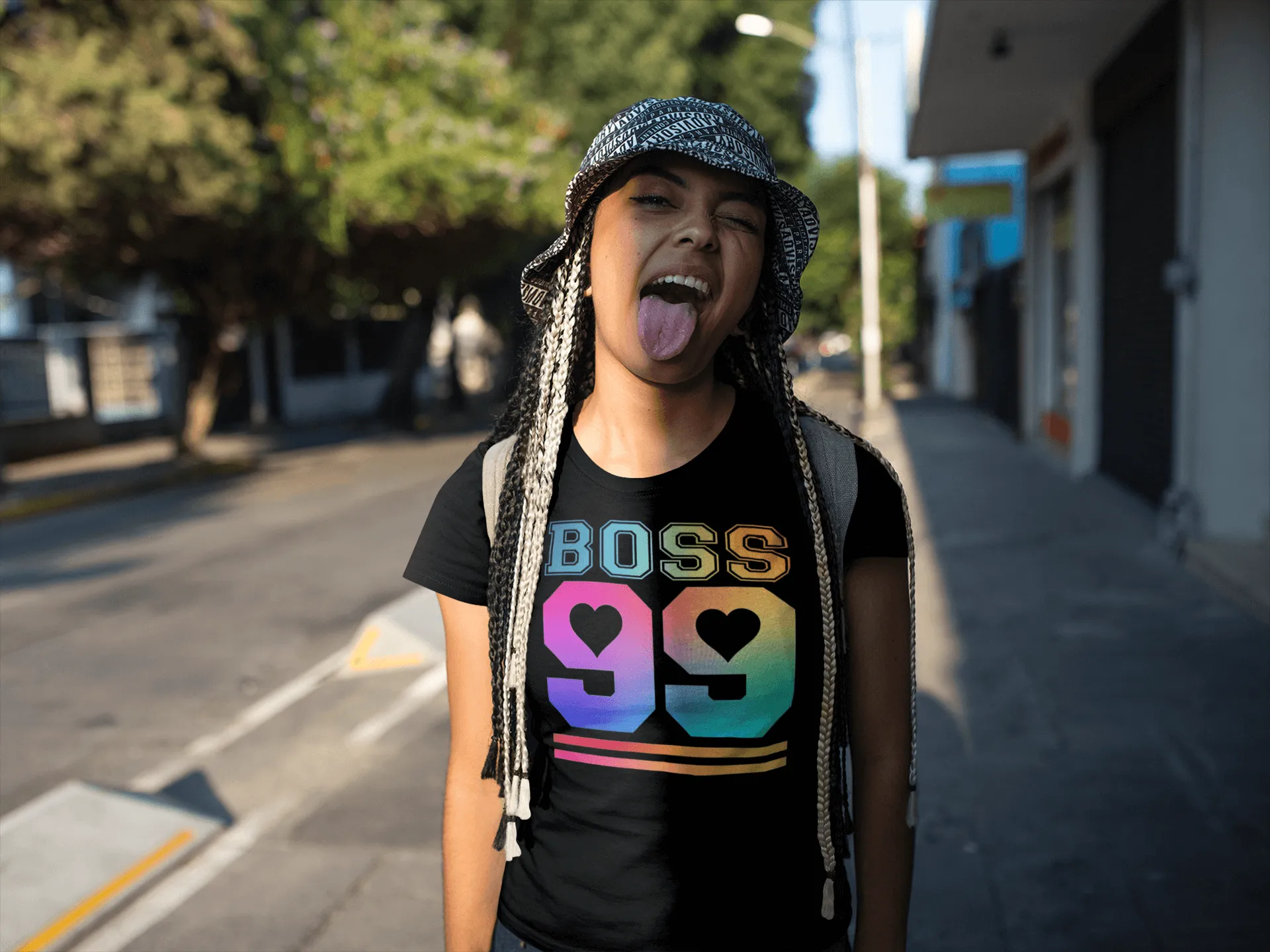 Boss 99 Color scape T-shirt Design