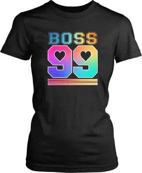 Boss 99 Color scape T-shirt Design