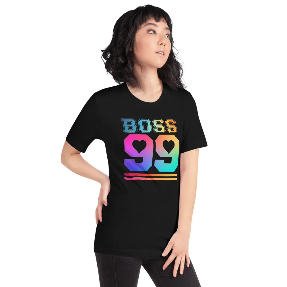 Boss 99 Color scape T-shirt Design